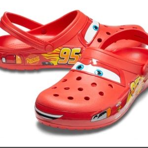 Brand new lightning McQueen crocs size 8 men’s